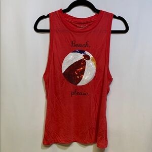 Freeze Red Sleeveless Muscle Tee